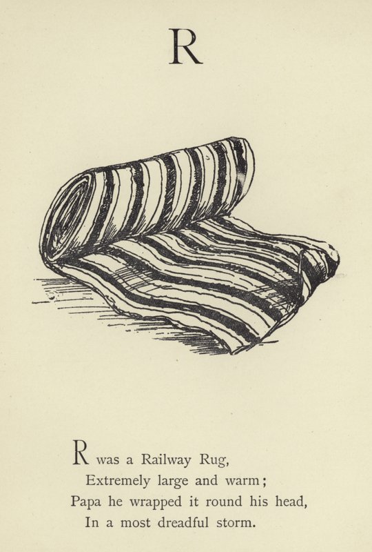 A letra R de Edward Lear