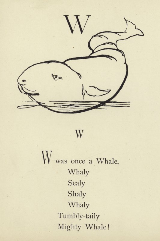 A letra W de Edward Lear