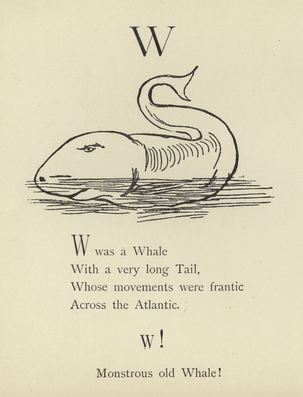A letra W de Edward Lear