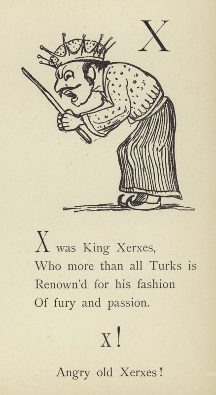 A letra X de Edward Lear