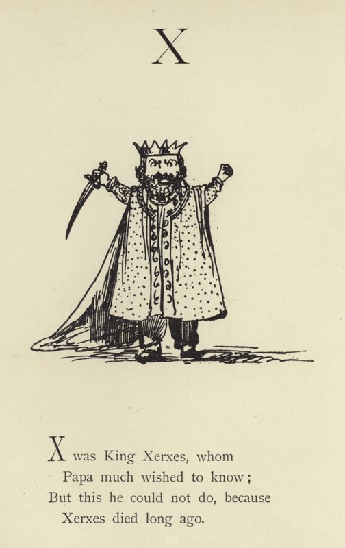 A letra X de Edward Lear