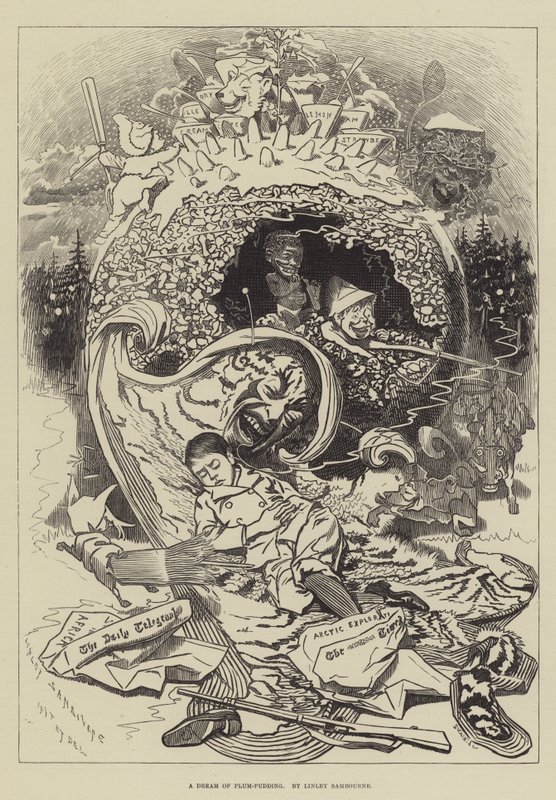 Um sonho de pudim de ameixa de Edward Linley Sambourne