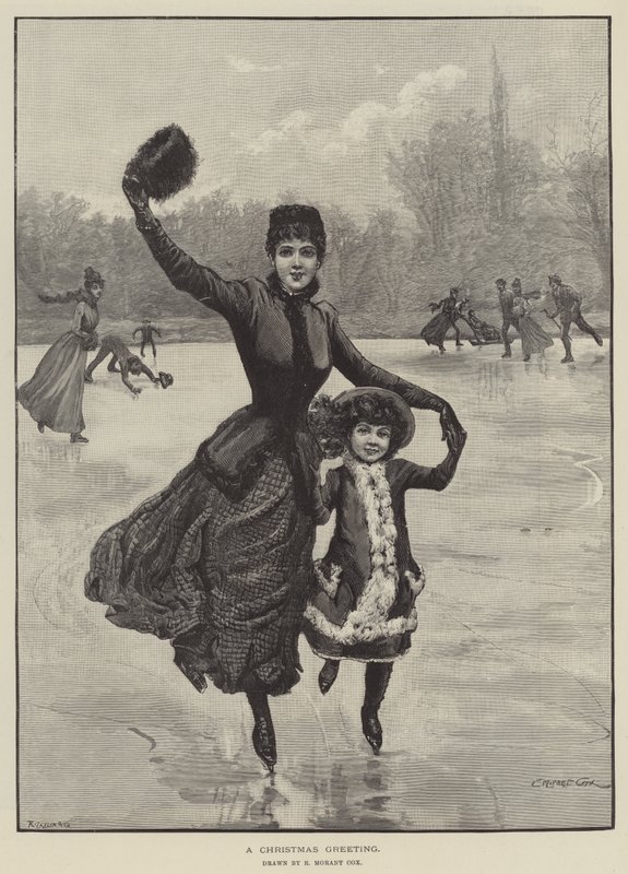 Uma saudação de natal de Edward Morant Cox