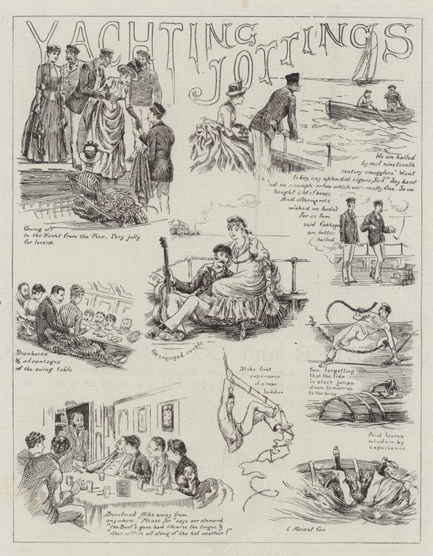 Yachting Jottings de Edward Morant Cox