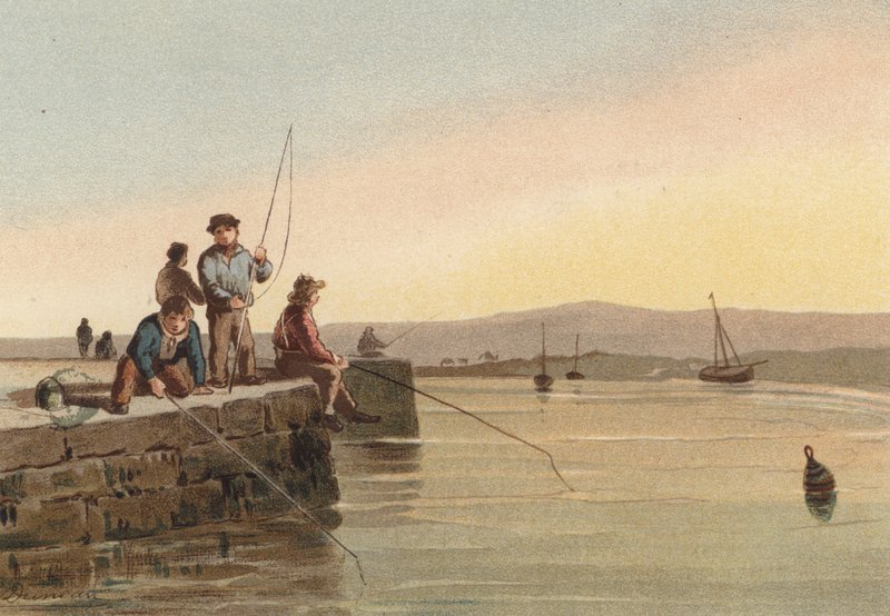 Água Suave, Meninos De Pesca de Edward after Duncan