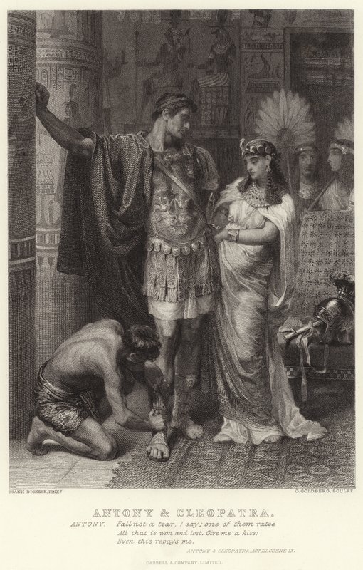 Antônio e Cleópatra, Antônio e Cleópatra, Ato III, Cena IX de Edward Burne Jones