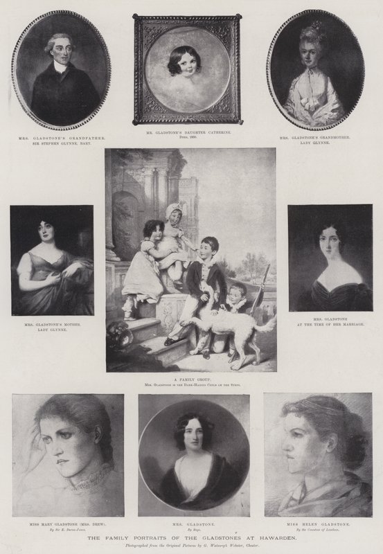 Os retratos de família dos Gladstones em Hawarden de Edward Burne Jones