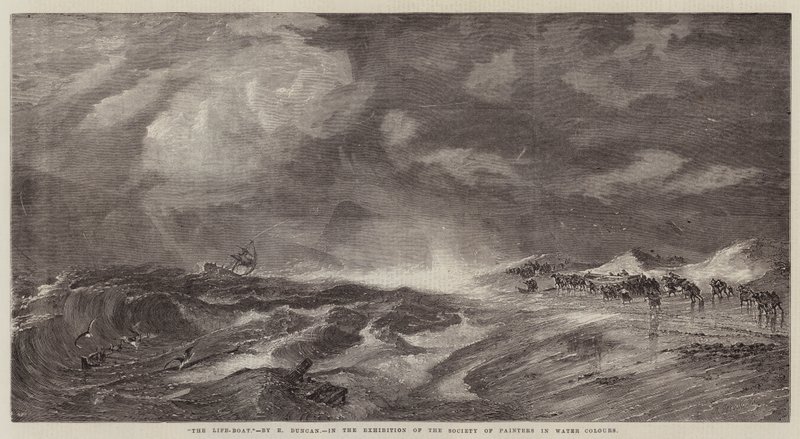 O barco da vida de Edward Duncan