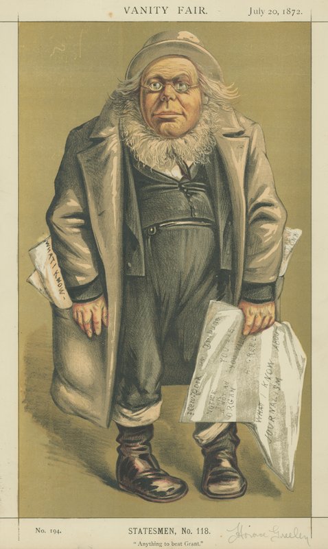 Sr. Horace Greeley de Edward Frederick Brewtnall