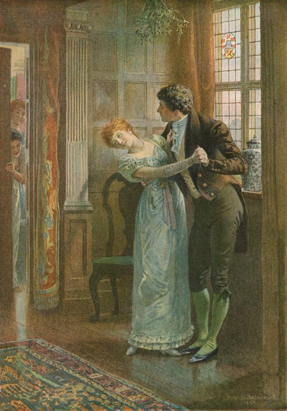 Sob o visco de Edward Frederick Brewtnall