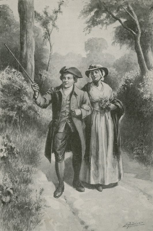 Rara Kate Blake e o seu William (litografia) de Edward Frederick Skinner