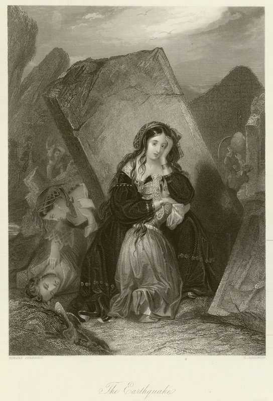 O terremoto de Edward Henry Corbould