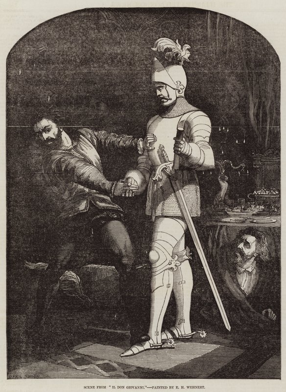 Cena de Il Don Giovanni de Edward Henry Wehnert