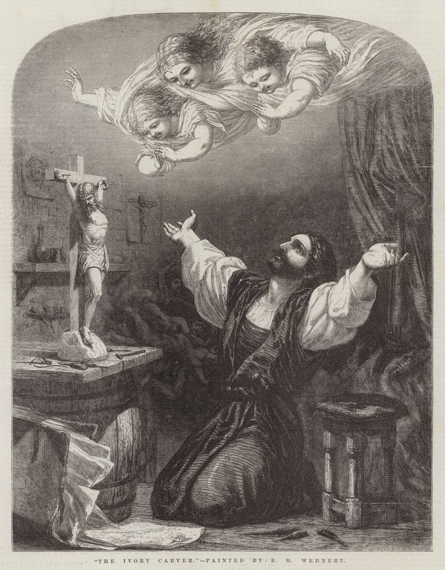 O escultor de marfim de Edward Henry Wehnert