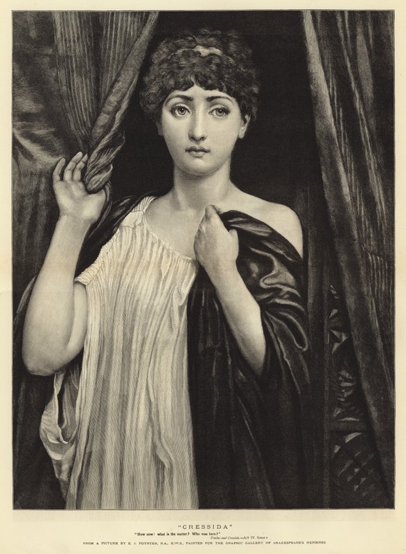 Cressida (engraving) de Edward John (after) Poynter