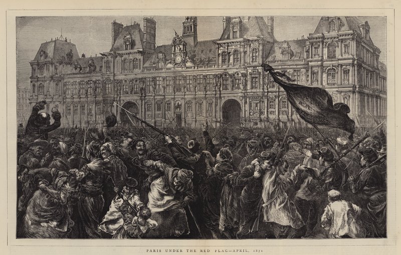 Paris sob a bandeira vermelha, abril de 1871 de Edward John Gregory