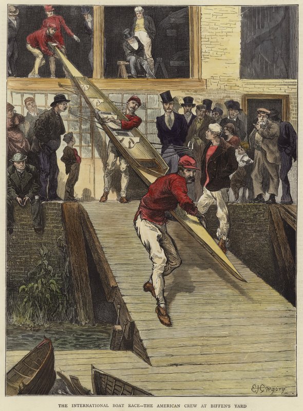 A corrida internacional de barcos de Edward John Gregory