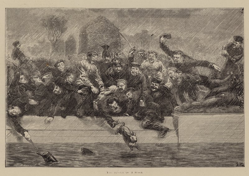 O Sortie de uma lebre de Edward John Gregory