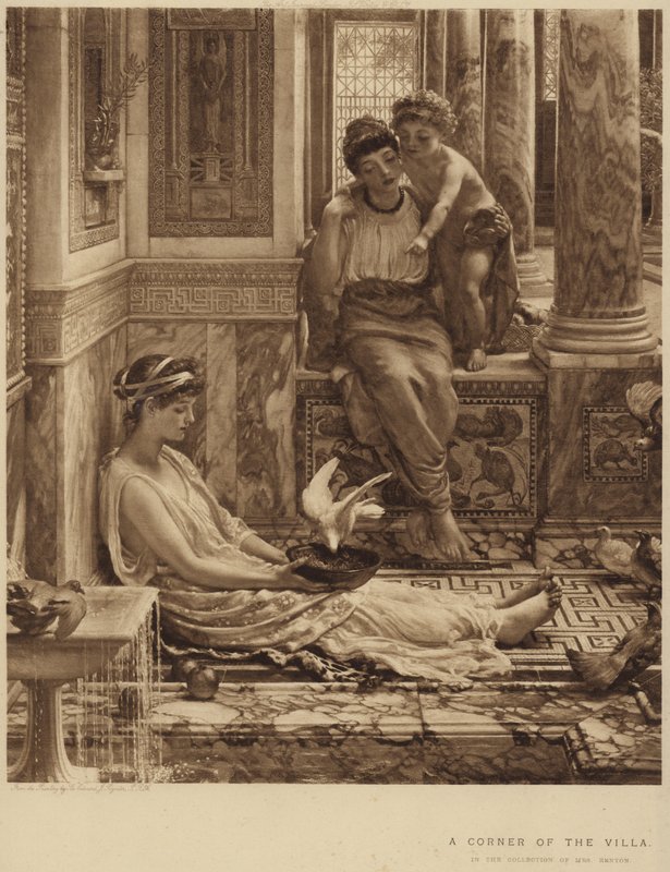 Um canto da villa de Edward John Poynter