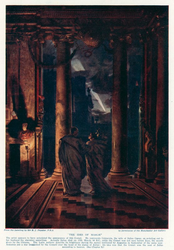 Os Idos de Março, 44 AC (cor litho) de Edward John Poynter