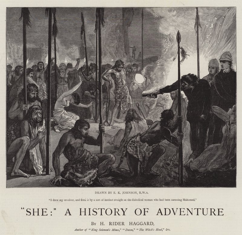 Ela, uma história de aventura de Edward Killingworth Johnson