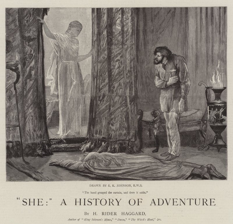 Ela, uma história de aventura de Edward Killingworth Johnson