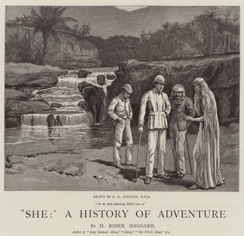 Ela, uma história de aventura de Edward Killingworth Johnson