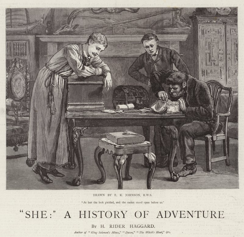 Ela, uma história de aventura de Edward Killingworth Johnson