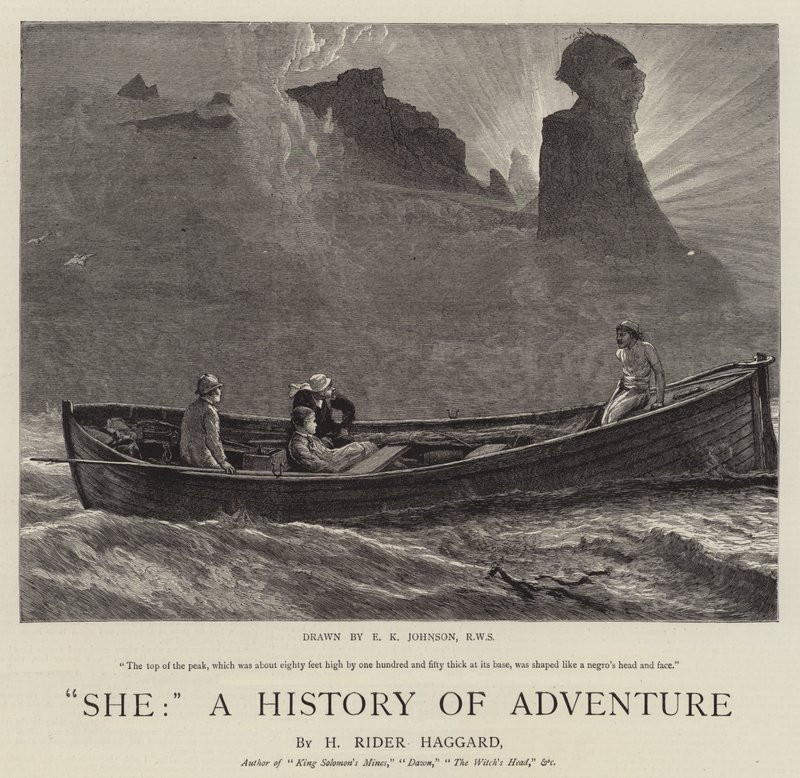 Ela, uma história de aventura de Edward Killingworth Johnson