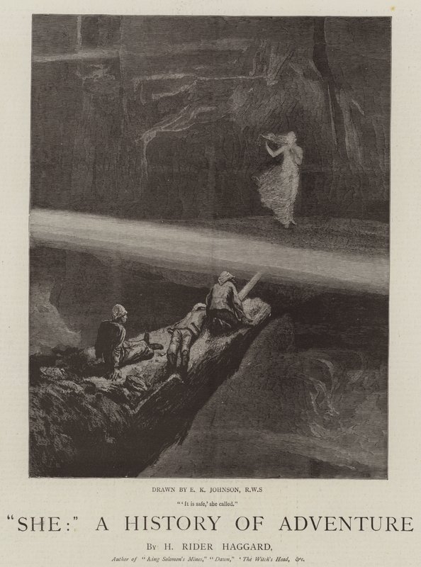 Ela, uma história de aventura de Edward Killingworth Johnson