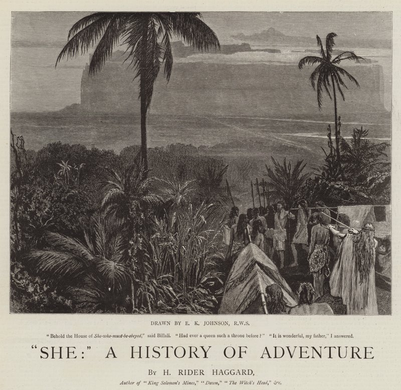 Ela, uma história de aventura de Edward Killingworth Johnson