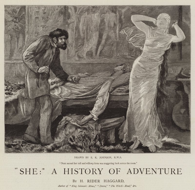 Ela, uma história de aventura de Edward Killingworth Johnson