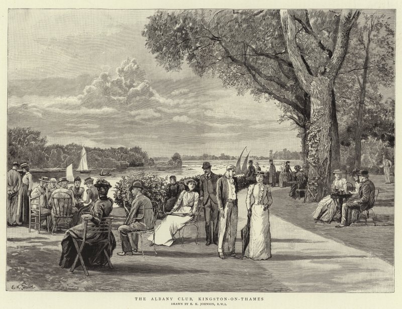 O clube de Albany, Kingston-on-Thames de Edward Killingworth Johnson