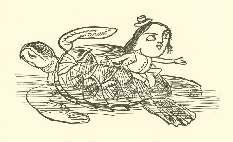 O cortejo do Yonghy-Bongy-Bo (gravura) de Edward Lear