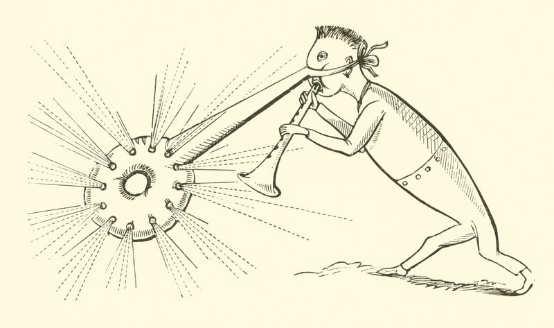 O Dong com Nariz Luminoso (gravura) de Edward Lear