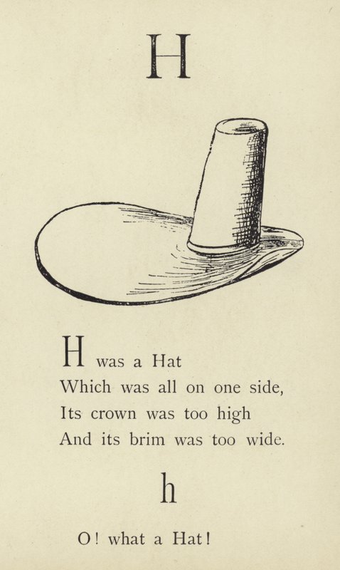 A letra H de Edward Lear