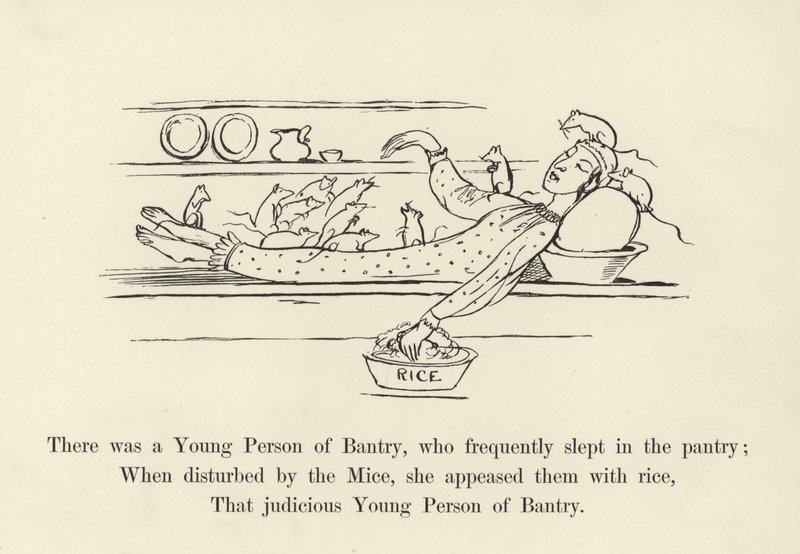 Havia um jovem de Bantry, que freqüentemente dormia na despensa de Edward Lear