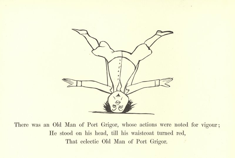 Havia um velho homem de Port Grigor, cujas ações foram notadas por vigor de Edward Lear