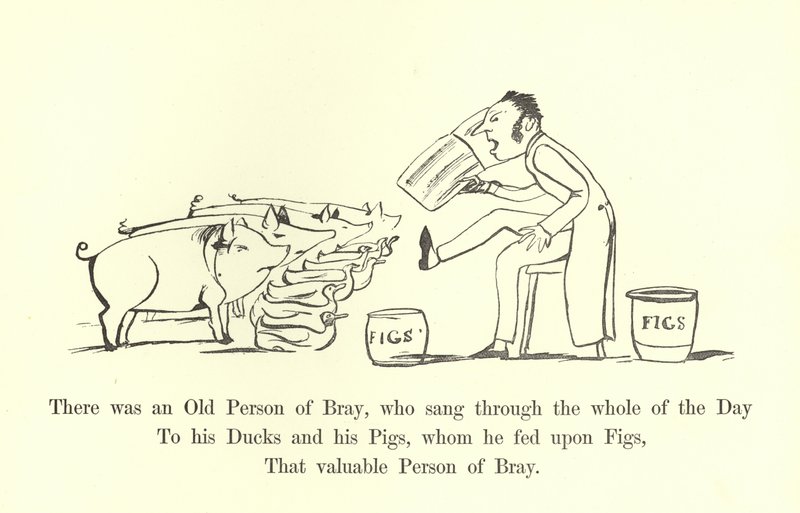 Havia um Velho de Bray, que cantou durante todo o dia de Edward Lear