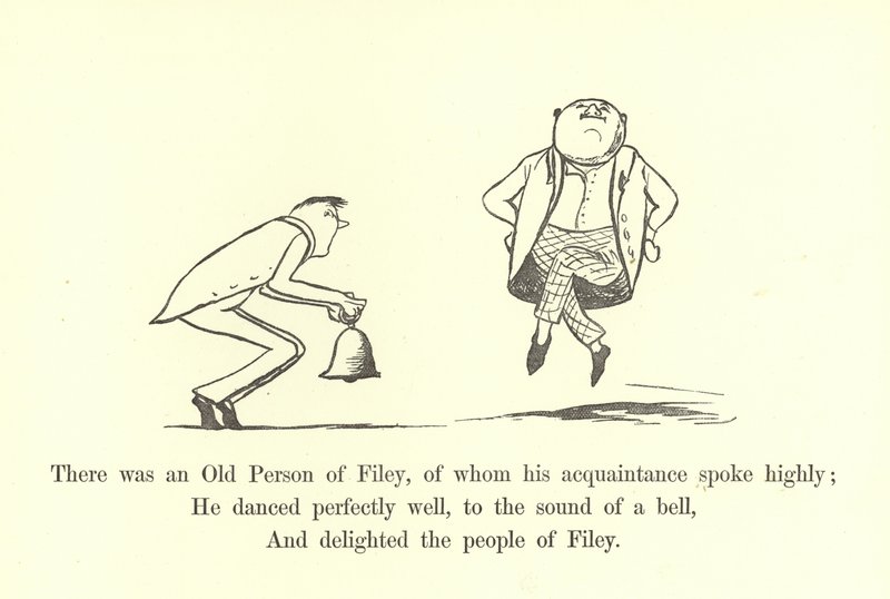 Havia uma pessoa idosa de Filey, de quem seu conhecimento spok altamente de Edward Lear