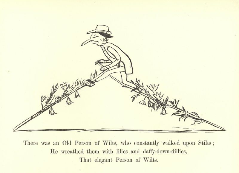Havia um velho de Wilts, que constantemente andava sobre palafitas de Edward Lear