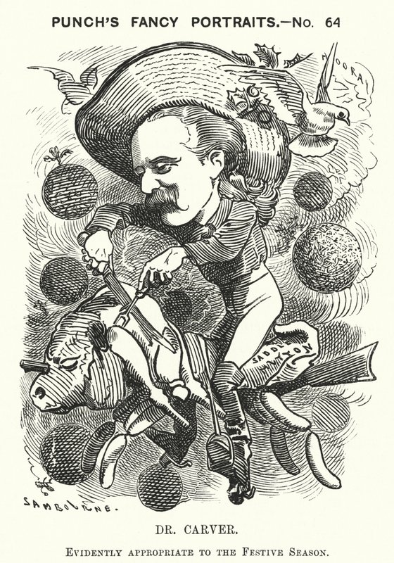 Dr. Carver (gravura) de Edward Linley (after) Sambourne