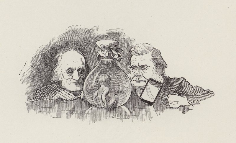 Ilustração para The Water-Babies de Charles Kingsley (gravura) de Edward Linley (after) Sambourne