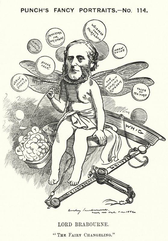 Soco cartoon: Edward Knatchbull-Hugessen de Edward Linley (after) Sambourne