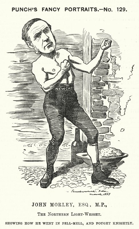 Soco cartoon: John Morley, político liberal inglês (gravura) de Edward Linley (after) Sambourne