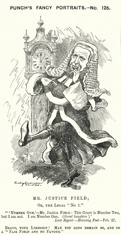 Soco cartoon: William Field de Edward Linley (after) Sambourne