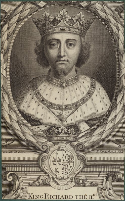 Retrato do rei Ricardo II da Inglaterra de Edward Lutterell