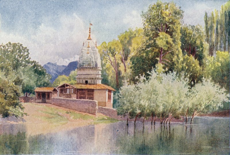 O templo, Chenar Bagh de Edward Mary Joseph Molyneux