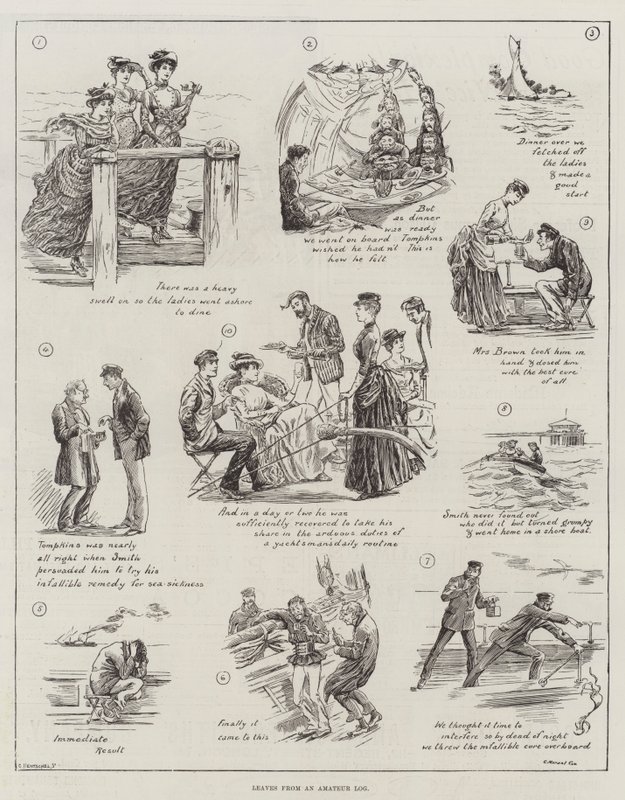 Folhas de um registro amador de Edward Morant Cox