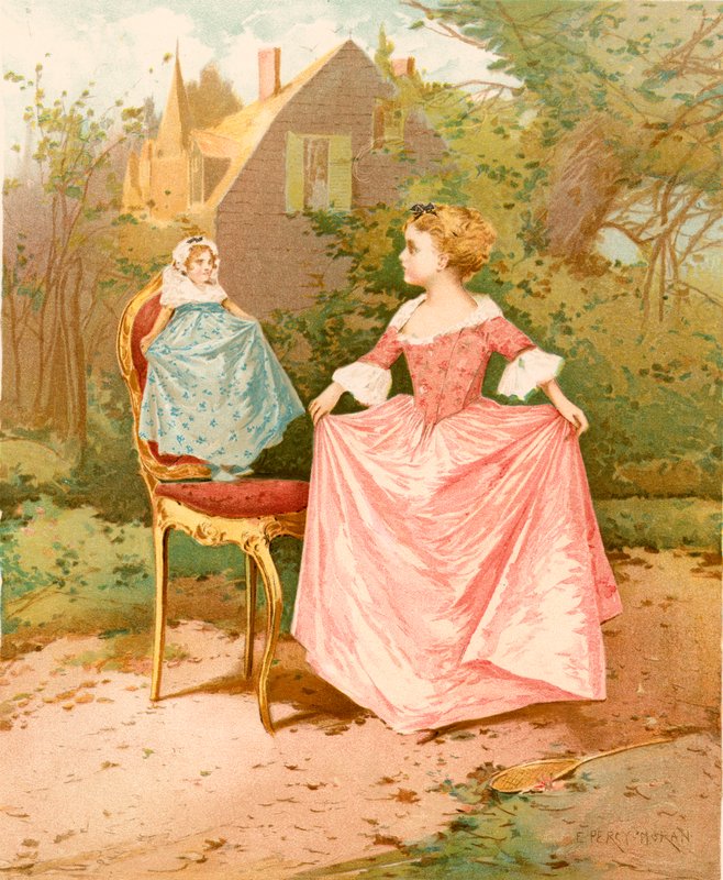 A bisavó de uma boneca de Edward Percy Moran